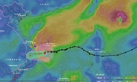 Sau bão số 10, bão Atsani có thể vào Biển Đông và trở thành bão số 11.