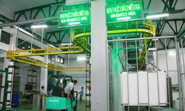 Trung tâm Chiếu xạ Hà Nội sẽ chiếu xạ khử khuẩn miễn phí cho thiết bị y tế, đồ bảo hộ của lực lượng tuyến đầu chống dịch. Ảnh: Vinatom.gov.vn