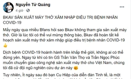 Ông Nguyễn Tử Quảng bật mí Bkav sản xuất máy thở xâm nhập