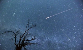 Tháng 10 có 2 trận mưa sao băng
