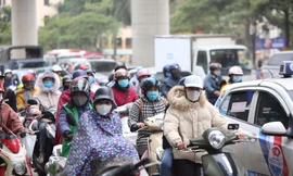 Không khí lạnh bắt đầu ảnh hưởng đến nước ta từ đêm mai.