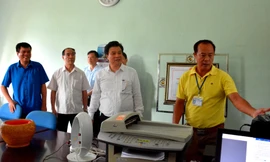 Ban chỉ đạo thi THPT quốc gia 2019 kiểm tra công tác chuẩn bị thi tại Điện Biên