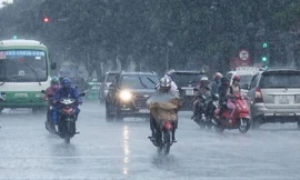 Chiều tối và đêm nay xuất hiện đợt mưa kéo dài ở Bắc Bộ 