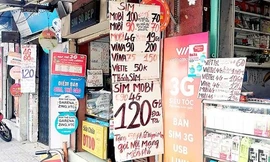 Thêm hai nhà mạng bị xử phạt 100 triệu đồng