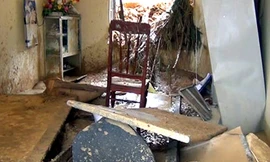 Núi lở vùi lấp 3 trụ sở cơ quan Quảng Ngãi