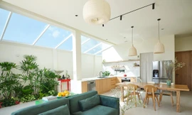 Nhà cấp 4 như mang cả bầu trời vào không gian nhờ cách thiết kế đơn giản