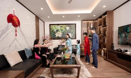 Chiêm ngưỡng vẻ đẹp của ngôi nhà 'xây chỉ để ăn Tết' ở Phú Thọ