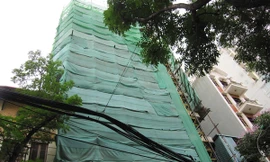 Công trình cao tầng tại 55A-55B Bà Triệu vi phạm nghiêm trọng trật tự xây dựng