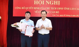 Công bố quyết định của Chủ tịch tỉnh Lào Cai về công tác cán bộ