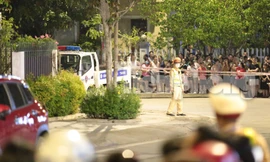 Cảnh sát phong tỏa khu vực nhà cựu Bí thư Lào Cai Nguyễn Văn Vịnh