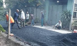 Tạm giữ người bỏ 200 triệu đồng làm đường dân sinh