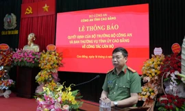 Cao Bằng có tân giám đốc công an tỉnh