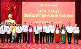 Cao Bằng điều động, bổ nhiệm nhiều lãnh đạo sở, ngành trước vận hành chính quyền 2 cấp