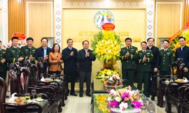 Bí thư Tỉnh ủy Cao Bằng chúc mừng ngày truyền thống lực lượng Bộ đội Biên phòng