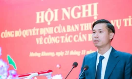 Công bố quyết định của Ban Thường vụ Tỉnh ủy Lào Cai về công tác cán bộ