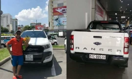 Chủ nhân Ford Ranger bấm được biển số siêu khủng 'ngũ quý 9'