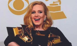 Adele tỏa sáng trong đêm trao giải thưởng âm nhạc Mỹ. Ảnh: J.Brown