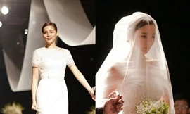 Hoa hậu Park Shi Yeon đẹp giản dị trong lễ cưới