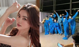 Lan Ngọc diện trang phục như đồ ngủ ra sân bay, hóa ra là có lý do phía sau cả đấy