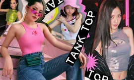 Phối đồ đơn giản mà sành điệu với tank top: Làm gilê mặc ngoài áo sơ mi quá hợp