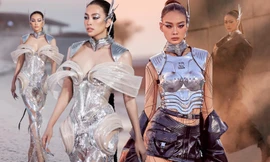 Hoa hậu Tiểu Vy đi catwalk trên mặt nước, Hoa hậu Bảo Ngọc hóa nữ thần chiến binh