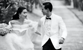 Tan chảy với bộ ảnh cưới lãng mạn của Hồ Ngọc Hà - Kim Lý, lai lịch váy cưới càng bất ngờ