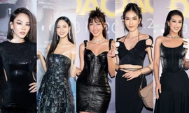 Thùy Tiên, Thiên Ân, Mai Phương tới ủng hộ Hoa hậu Tiểu Vy ra mắt phim "Đảo độc đắc"