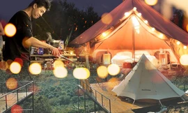 Khu cắm trại siêu xịn cách TP.HCM chỉ 2 giờ di chuyển, view "sống ảo" đẹp như Đà Lạt