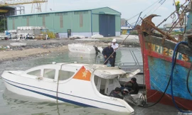 Cận cảnh con tàu chìm gây bao tang tóc ở Cần Giờ