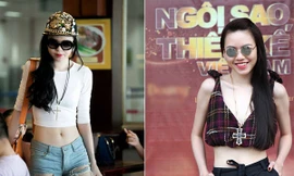 Chán mốt 'cái bang', Vũ Hoàng Điệp khoe chân dài, eo thon