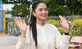 Hoa hậu H’Hen Niê về miền Tây trao thư viện thân thiện: 'Hiểu giá trị của sách là thế nào'