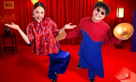 Miu Lê cùng với rapper Yuno Bigboi ‘khuấy đảo’ cộng đồng mạng những ngày cận Tết, mang đến màu sắc tích cực