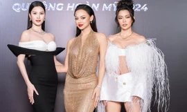 Dàn 'mỹ nhân' Việt hội ngộ mừng học trò Á hậu Hương Ly giành giải Quán quân 'The next gentleman 2024'