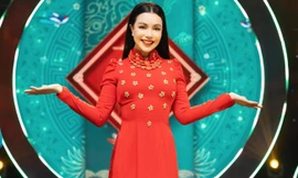 Rạng ngời như người đẹp Trà Ngọc Hằng lên đồ đón Năm mới, ai xem cũng 'nôn nao' theo