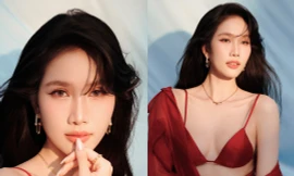 'Á hậu học giỏi' Phương Anh hiếm hoi khoe vóc dáng vạn người mê, đầy ‘nóng bỏng’