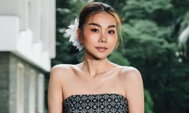Xứng danh ‘siêu mẫu đắt show diễn vedette hàng đầu showbiz Việt’, Thanh Hằng gây ấn tượng khoe vai trần nuột nà