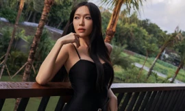 Sau khi lấy chồng, Diệu Nhi hiếm hoi thả dáng với bikini cực cháy khoe body nuột nà