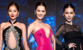 Người đẹp Hương Ly, Lệ Nam khoe khéo vòng 1 táo bạo, đọ dáng ‘cực gắt’ với siêu mẫu Bùi Quỳnh Hoa