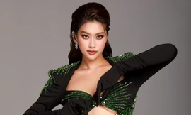 Hoa hậu Đoàn Thiên Ân thả dáng cực 'gắt', 'đọ sắc' cùng dàn 'mỹ nhân' khoe chân thon dài