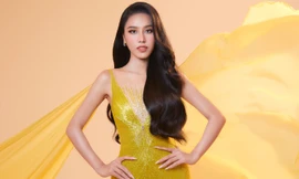 Á hậu Ngọc Hằng khoe sắc vóc nổi bật, chính thức chinh chiến đấu trường nhan sắc quốc tế