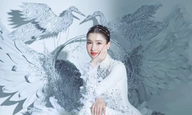 'Choáng' với trang phục văn hóa dân tộc nặng hơn 10 ký mà Á hậu Phương Nhi mang đi chinh chiến quốc tế