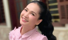 NSND Lan Hương phải lồng tiếng trong phim mới do khàn giọng, lăn xả hết mình trên phim trường lạnh giá