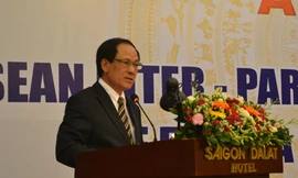 Tổng Thư ký ASEAN Lê Lương Minh phát biểu Ảnh: TTXVN