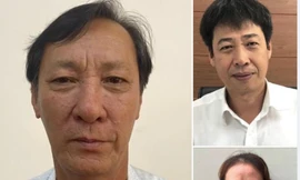 Ba bị can bị khởi tố. Ảnh: C.A