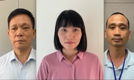 Các bị can bị khởi tố và bắt tạm giam. Ảnh: C.A