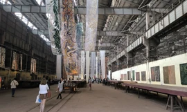 Không gian triển lãm của họa sĩ Thu Trần 