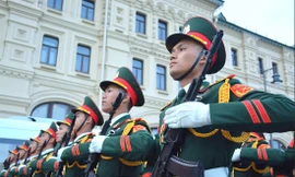 Bộ đội Việt Nam tham gia duyệt binh tại Quảng trường Đỏ: Oai nghiêm sải bước