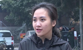 Trương Thị Ngọc Anh (24 tuổi) quê Phố Re, xã Ân Nghĩa, huyện Lạc Sơn (Hòa Bình) Ảnh: Thanh Hải - TTXVN