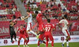 Hải Phòng mất điểm tựa khán giả trong cuộc đối đầu với SHB Đà Nẵng tại Lạch Tray chiều nay ảnh: Anh Tú