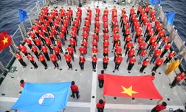 Đại hội đại biểu toàn quốc Hội LHTN Việt Nam lần thứ IX là ngày hội lớn của thanh niên Việt Nam (Trong ảnh, hội viên, thanh niên tham gia Hành trình Tuổi trẻ vì biển đảo quê hương năm 2024)